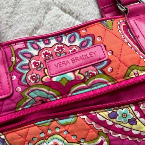 Vera Bradley | "Pink Swirls" Retired Duffle Bag - Picture 4 of 16